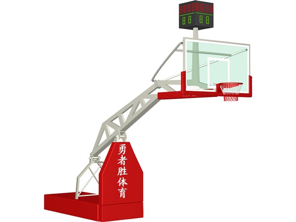 YZSTY型新型比赛型电动液压篮球架
